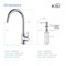 Kibi Lowa Single Handle Bar Sink Faucet with Soap Dispenser C-KKF2001CH-KSD100CH - alternate 4